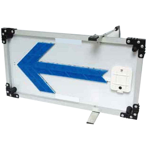 LED矢印板・470mm×816mm（矢印・青点灯・流動）（安全用品・安全保安用品・LED矢印板）