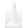 カラーコーン・白色/高さ700mm（約1.2kg）（安全用品・安全保安用品・カラーコーン）