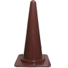 カラーコーン・茶色/高さ700mm（約1.2kg）（安全用品・安全保安用品・カラーコーン）