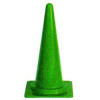 ソフトカラーコーン・グリーン（高さ700mm・軟質PE製）（安全用品・安全保安用品・ソフトカラーコーン）