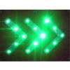 マグネット式LED方向指示灯・400mm×550mm(緑発光)