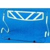 折りたたみ式バリケード・ブルー（キックバリ）（安全用品・安全保安用品・折りたたみ式バリケード）