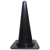 カラーコーン・黒色/高さ700mm（約1.2kg）（安全用品・安全保安用品・カラーコーン）