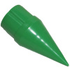 単管打込ミサイル・φ48.6用・樹脂製（緑色/120個セット）（安全用品・安全保安用品・単管打込ミサイル樹脂製） 